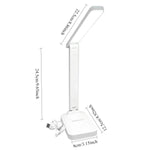 lampe pliable led rechargeable tactile luminosités blanc moderne sans fixation câble usb