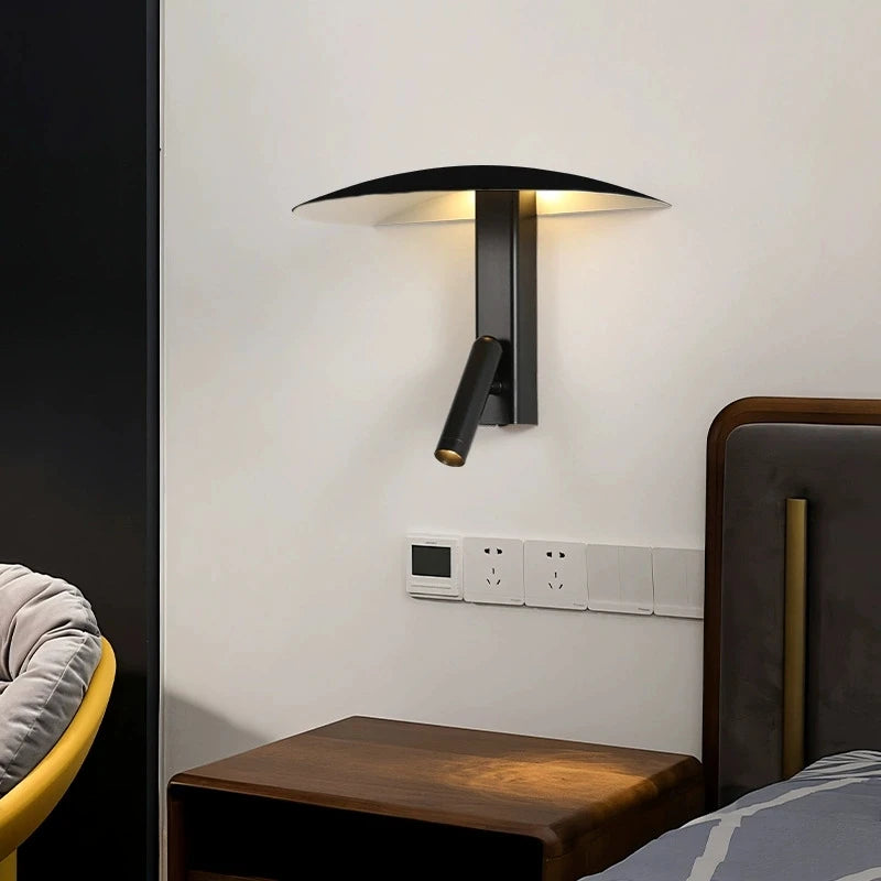 lampe murale moderne led 6w beige noir orange rouge vert chambre cuisine salle manger