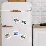 Cadre photo magnétique rose pour Instax Square