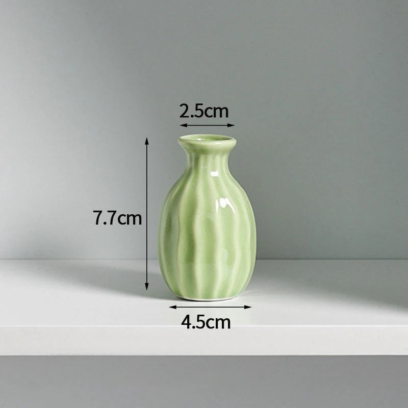 vases décoratifs modernes couleurs blanc rose vert bleu violet rond lissesintérieur maison