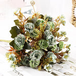 bouquets artificiels roses fleurs soie décoratives intérieur mariage festive engagement