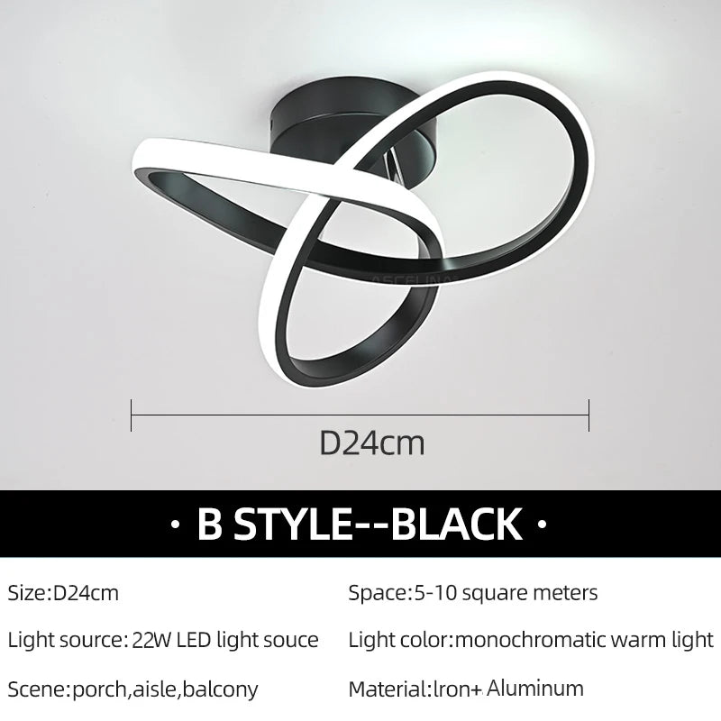 lampe contemporaine led noir doré circulaire minimaliste(touches interrupteur) 24cm