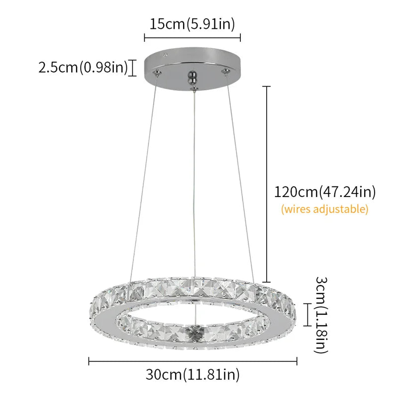 suspension lumineuse moderne cristal cubes acier inoxydable salon salle manger éclairage intérieur