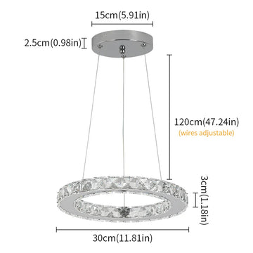 suspension lumineuse moderne cristal cubes acier inoxydable salon salle manger éclairage intérieur
