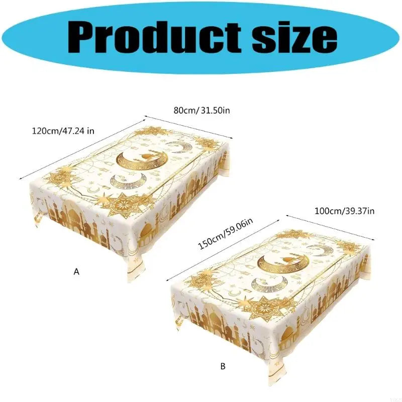 nappe polyester coton or blanc noire motifs islamiques classique adhésive noël grâce nouvel an