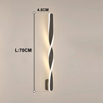 lampe murale moderne blanc ondulé fixée 220V LED 20+luminaires chambre salon