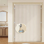 rideau plissé porte tissu oxford polyester épais beige clair moderne isolation imperméable anti huile