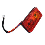 feu arrière led rouge jaune transparent moderne câbles multicolores tricycle électrique 12v dc