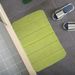 tapis bain polyester rayures horizontales moderne beige gris violet marron absorption d'eau 40x60cmintérieur