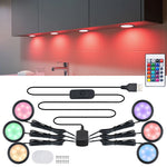 spot led noir blanc 5v usb rgb 24 touches kit commutateur distance lampe mince