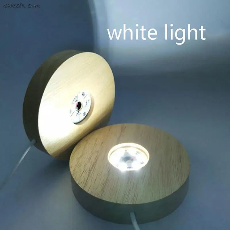 lampe led moderne bois naturel blanc texture bois câble usb commande led minimaliste