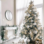 Coffret cadeau d'ornements de Noël pailletés