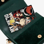 sticker carte crédit anime katsuki bakugo personnalisable réutilisable waterproof multicolore
