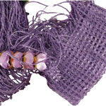 rideau porte violet rose blanc coeurs tissu transparent moderne décoratif 100x200cm polyester
