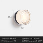 appliques murales modernes transparentes ambre gris clair texturées minimaliste fixées mur flux lumineux led
