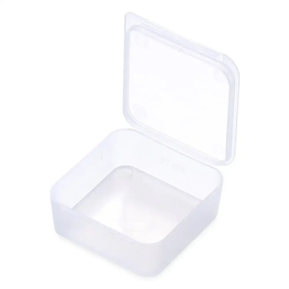 boîte rangement plastique transparente poignées bijoux petits objets divers accessoires