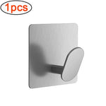 porte serviettes adhésifs acier inoxydable noir argenté moderne pièces multiple usage