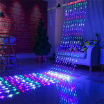 Rideau lumineux LED RVB extérieur terrasse