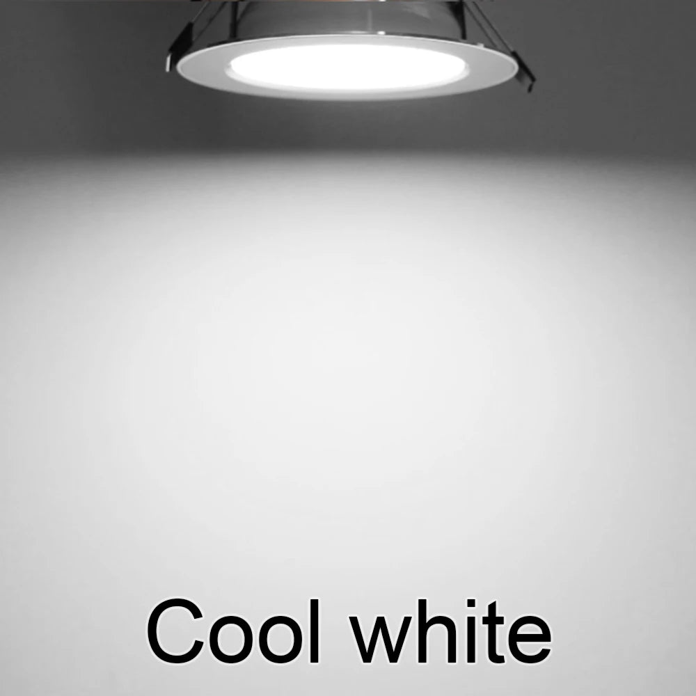 Spot LED 9W 12W 15W blanc moderne salon chambre toiles bain