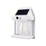 lampe solaire murale noire led transparente moderne capteur mouvement panneau solaire