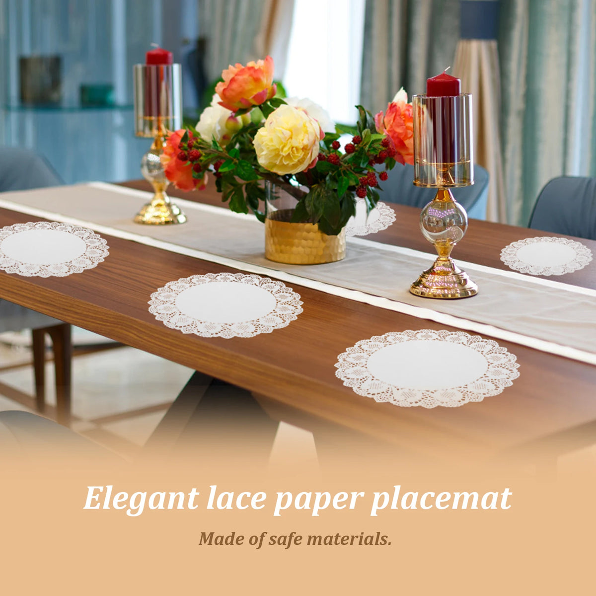 serviettes table blancs dentelle classiques événements festifs mariage vaisselle artisanat