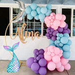 Décoration murale sirène carton taille XL