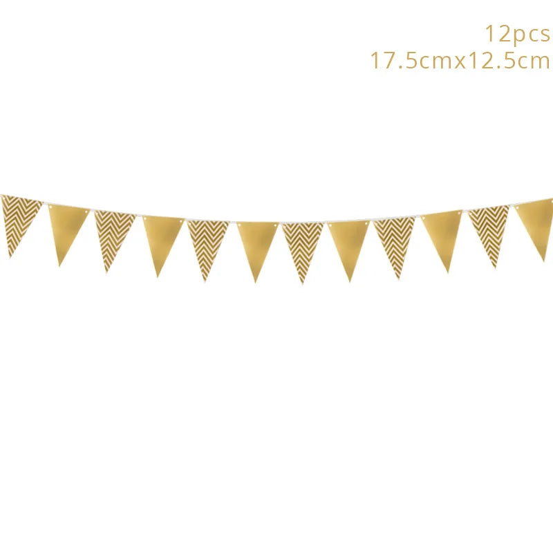 vaisselle jetable fête anniversaire étoiles dorées assiettes gobelets serviettes nappe