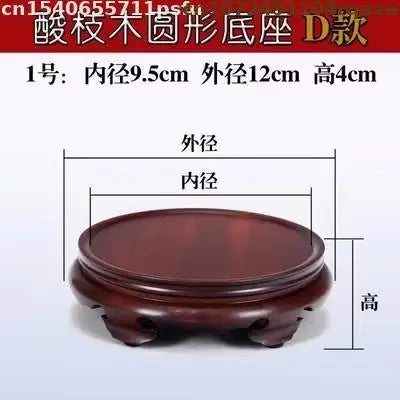 théière artisanale bois sculpté support figurines vase pot fleur trưng bày bàn trà đồ