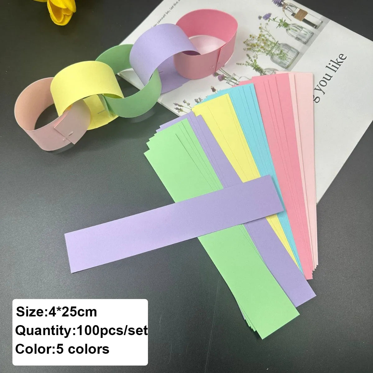 guirlande papier multicolore étoiles fêtes anniversaires mariages événements géométrique festive