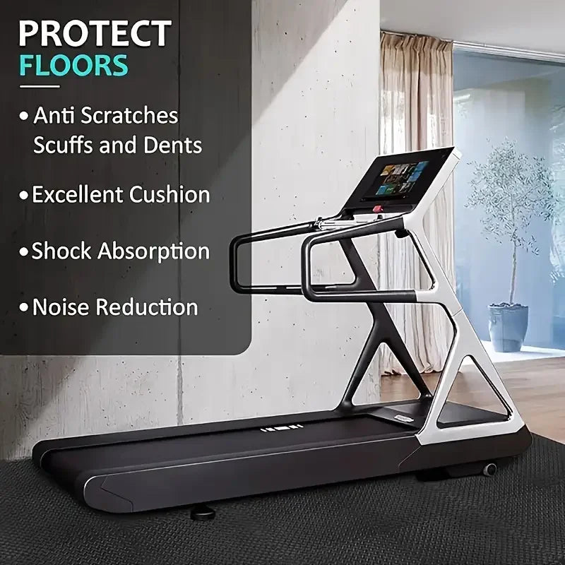 tapis fitness modulaires texturés diamant noirs absorbants chocs 30x28.5cm 10mm épissure