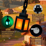 lampe led rétro pixelisée décoration intérieure 16 couleurs transparente murale anniversaire festive
