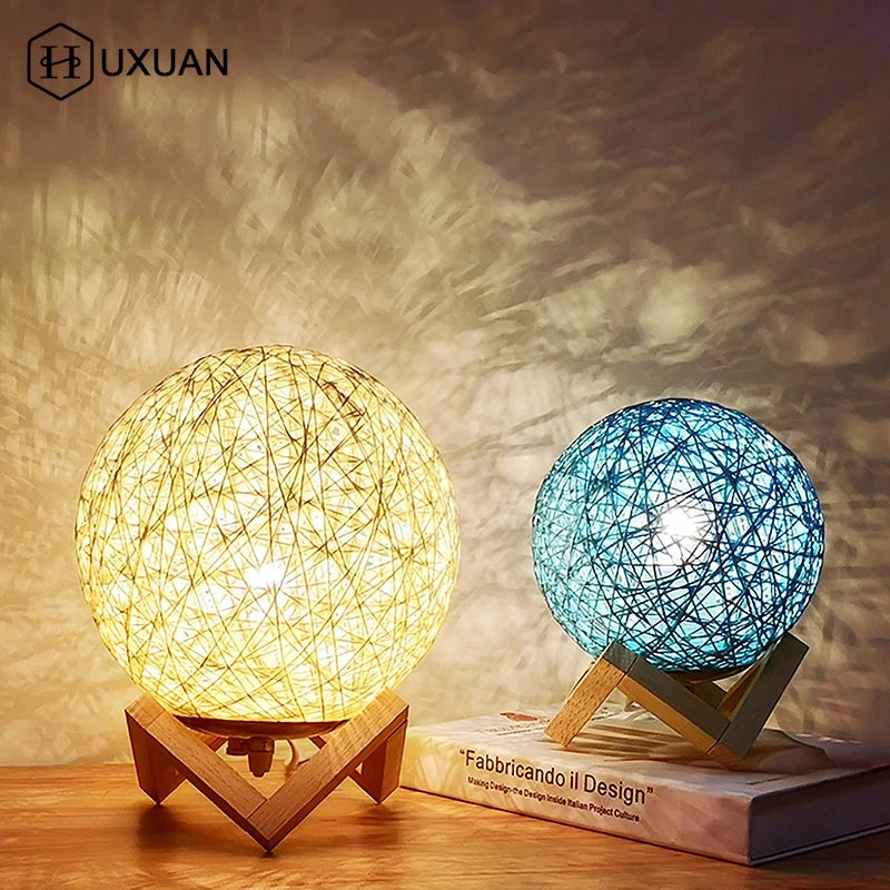 lampe suspension moderne abat jour tissé raphia opacité bleu jaune vert rouge noir