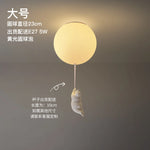 lampe suspendue ours blanc moderne boules lumineuses éclairage quotidien résine acrylique