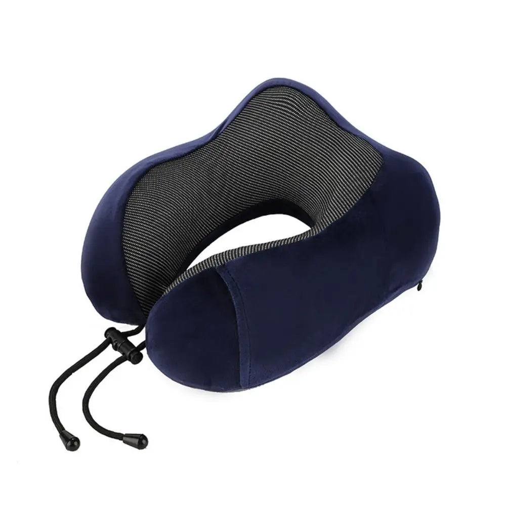 coussin voyage confortable gris noir bleu rose ergonomique mousse mémoire forme doux ajustable