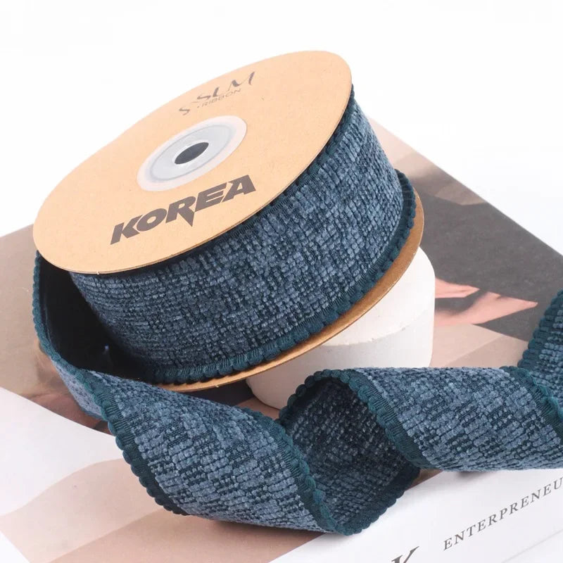 ruban velours carreaux nœud cheveux décoration artisanale fait main élégant