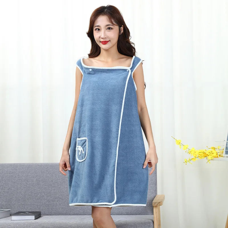 robe bain violet rose bleu clair doublée bordure blanche rapide compressée machine washable