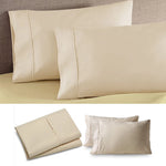 taies d'oreiller microfibre coton polyester beige gris noir bleu rouge blanc enveloppe simple literie
