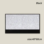 tableau feutre moderne auto adhésif noir beige gris vert fixations velcro clous