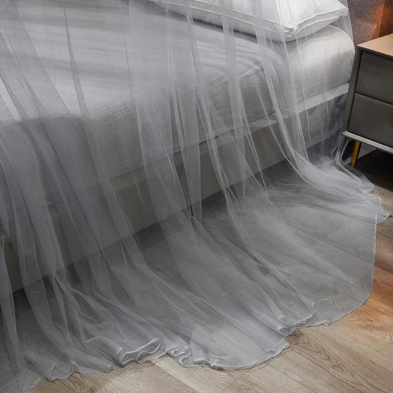 moustiquaire dôme suspendu transparent décoration romantique lit adulte polyester insecticide traitéextérieur camping voyage