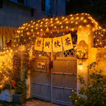 filet lumineux blanc maille régulière décoration noël jardin mariage moderne clips guide