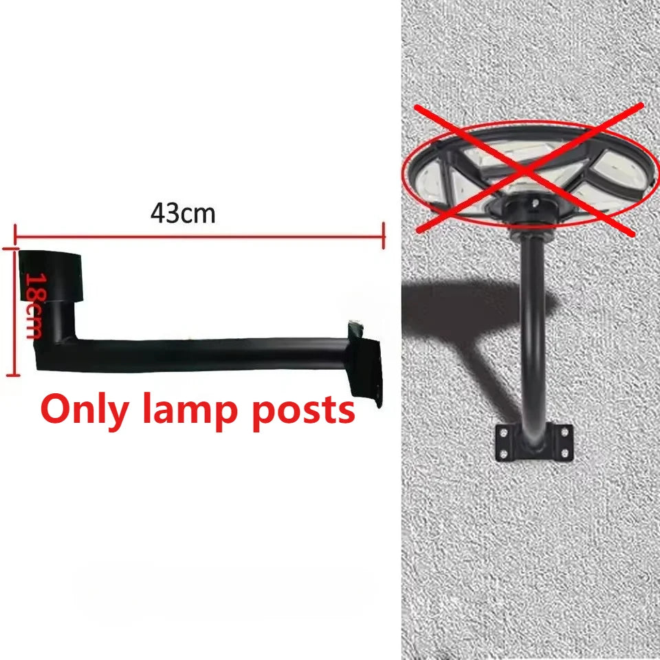 lampe solaire moderne noire éclairage automatique ip65 étanche led garage jardin