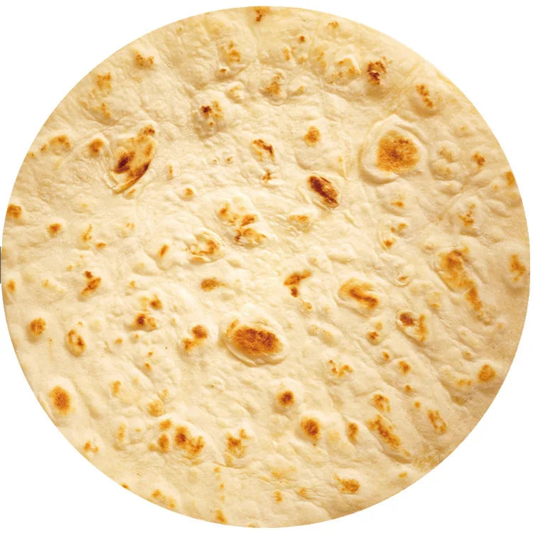 couverture polaire moderne pizza imprimée bébé portable diamètre 145cm 175cm 95cm chambre décoration maison