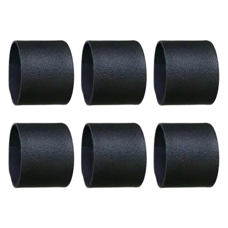 anneaux serviettes cuir noir marron clair modernes respectueux environnement minimalistes decoration table