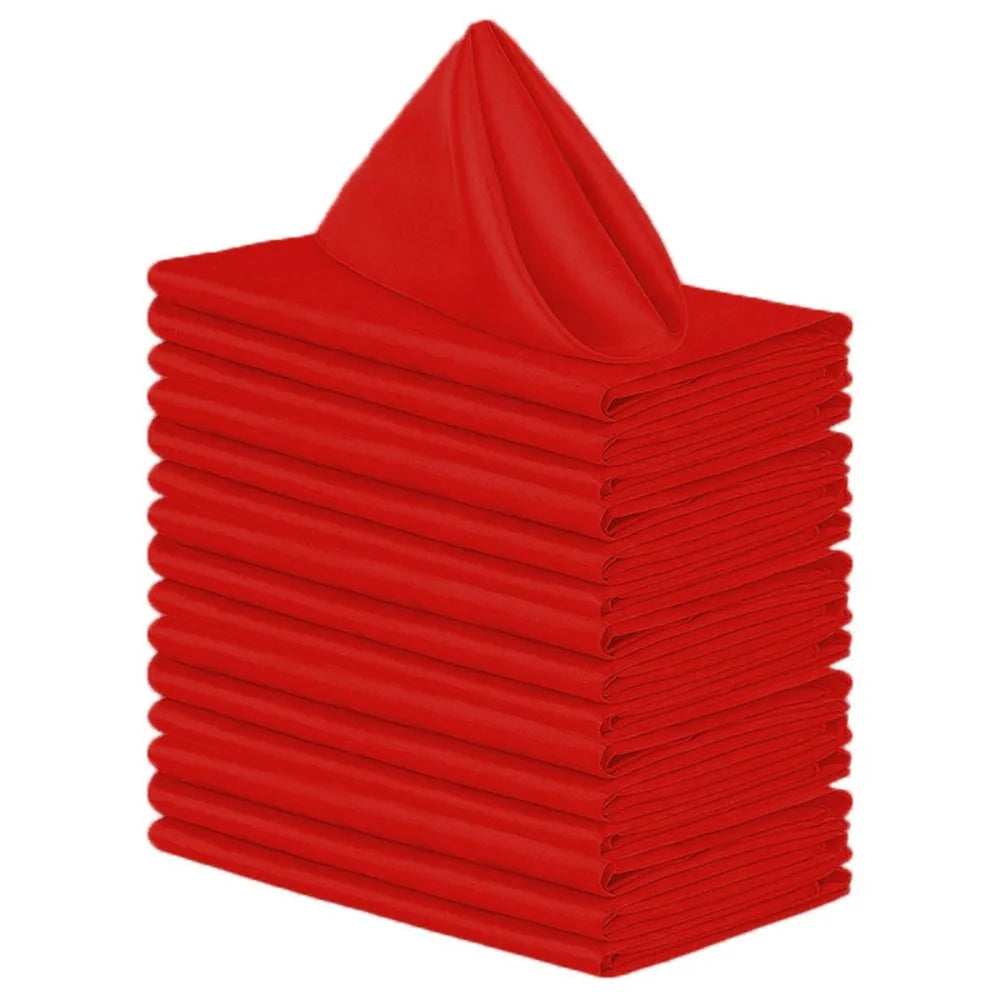 serviettes table gris bleu marine uni soyeuses réutilisables lavables événements fêtes