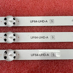 bande lumineuse led blanc moderne connecteurs électriques 80cm 10unités téléviseur