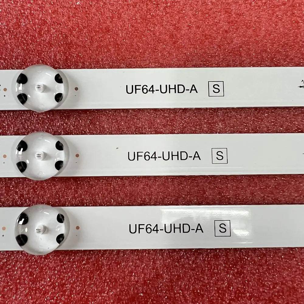 bande lumineuse led blanc moderne connecteurs électriques 80cm 10unités téléviseur