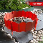 grille jardin moderne pliable couleurs vert rouge blanc noir texture plissée clips fixation