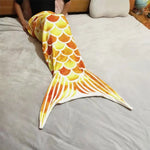 couverture sieste peluche polyester coton douce violet rose blanche poissons portable voyage hospitalière moderne