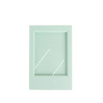 Cadre photo transparent moderne minimaliste adhésif vert noir jaune bleu rose photos imprimées