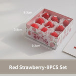 bougies parfumées fraises rose rouge aromathérapie décoration maison créative box cadeau
